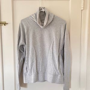Lululemon grey funnel neck sweatshirt